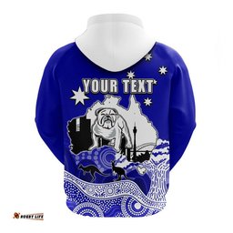 custom personalised bulldogs rugby hoodie australia day style