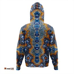 australia aboriginal hoodie - aboriginal flowers art hoodie