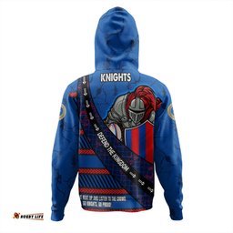 newcastle knights sport hoodie - theme song for rugby with sporty style