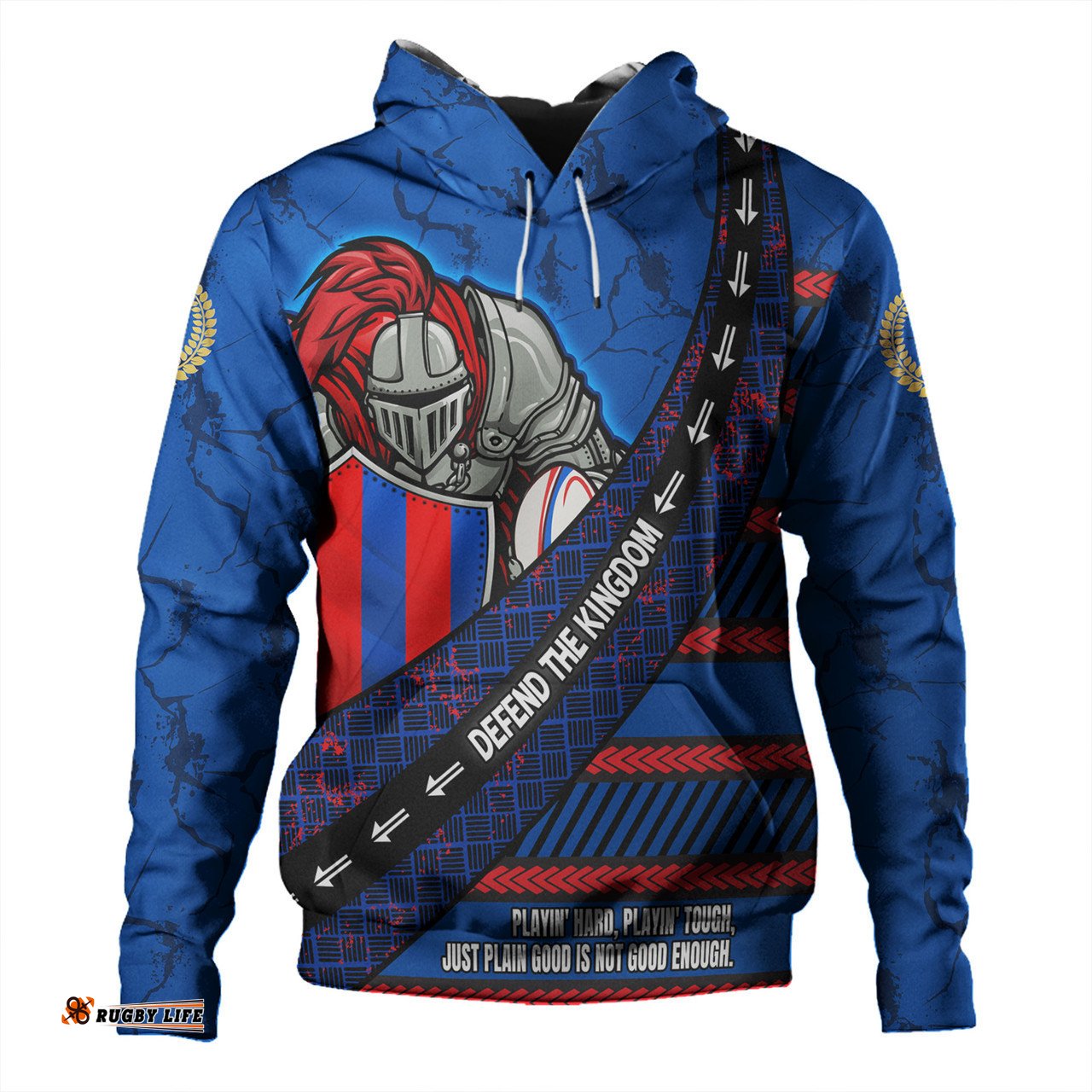 newcastle knights sport hoodie - theme song for rugby with sporty style