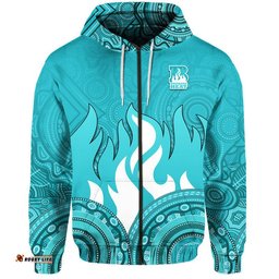 brisbane heat indigenous aboriginal arts zip up and pullover hoodie