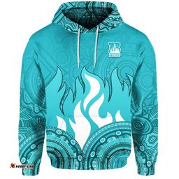 brisbane heat indigenous aboriginal arts zip up and pullover hoodie