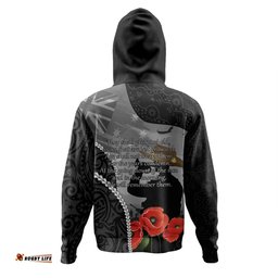 australia anzac day custom hoodie - australia and new zealand warriors honour the fallen lest we forget hoodie