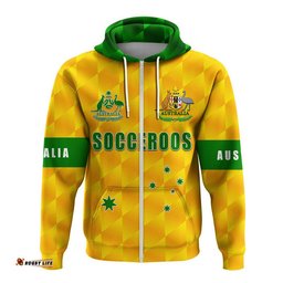 custom personalised australia soccer hoodie socceroos vibe style