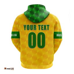 custom personalised australia soccer hoodie socceroos vibe style