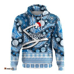 adelaide strikers christmas mix aboriginal hoodie