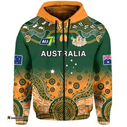 australia rugby hoodie aussie sevens green indigenous