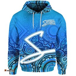 adelaide strikers indigenous aboriginal arts zip up and pullover hoodie