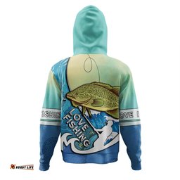australia fishing aboriginal fishing custom hoodie - love fishing murray cod in aboriginal art patterns hoodie