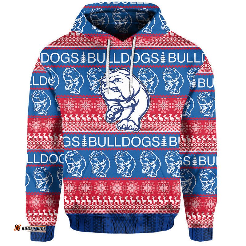 australian football league christmas bulldogs sweatshirt