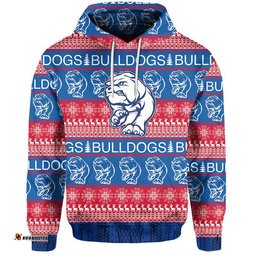australian football league christmas bulldogs sweatshirt