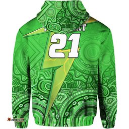custom personalised sydney thunder indigenous aboriginal arts zip up and pullover hoodie