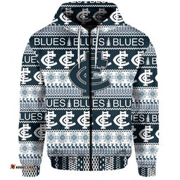 australian football league christmas blues sweatshirt