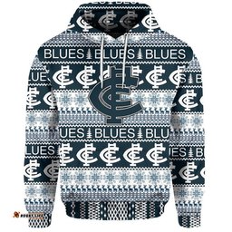 australian football league christmas blues sweatshirt