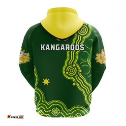 australia rugby hoodie the kangaroos champions pacific indigenous