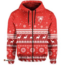 custom personalised swans football hoodie christmas sydney