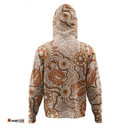 australia aboriginal hoodie - aboriginal dot design artwork hoodie
