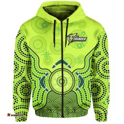thunder cricket hoodie sydney indigenous artsy