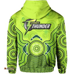 thunder cricket hoodie sydney indigenous artsy