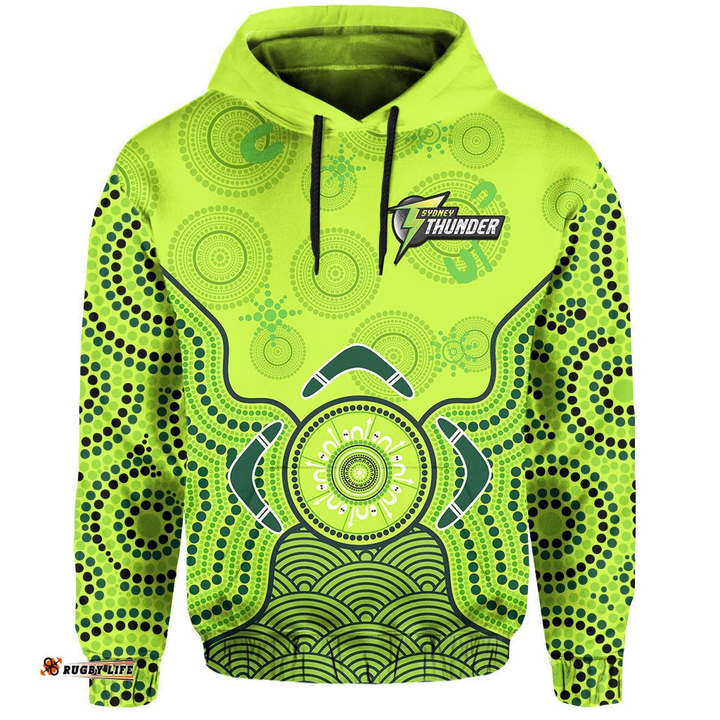 thunder cricket hoodie sydney indigenous artsy