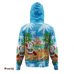 australia christmas custom hoodie - have a very beachy chrissie xmas hoodie