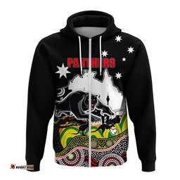 custom personalised panther rugby hoodie australia day style