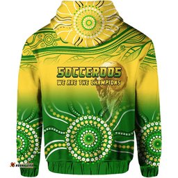 australia soccer socceroos go champions zip up and pullover hoodie