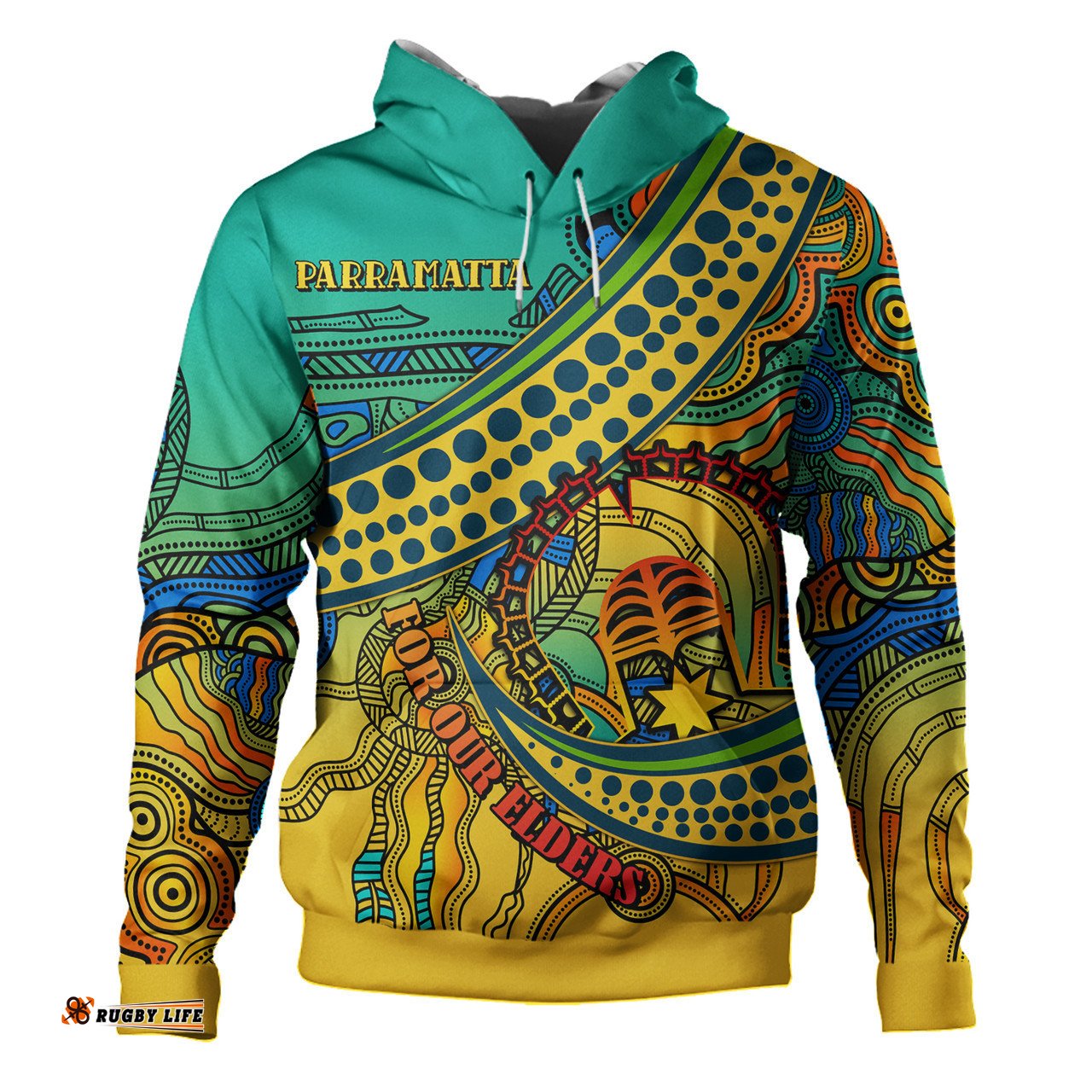 parramatta eels naidoc hoodie - custom for our elders hoodie