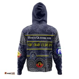 north queensland cowboys naidoc hoodie - custom for our elders hoodie