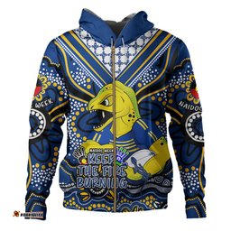 parramatta eels hoodie aboriginal inspired naidoc week custom for die hard fan supporters