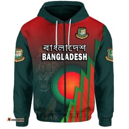 custom personalised bangladesh bangla tigers cricket zip up and pullover hoodie tigers and bangladesh flag