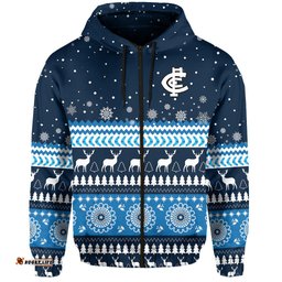 blues football hoodie christmas carlton