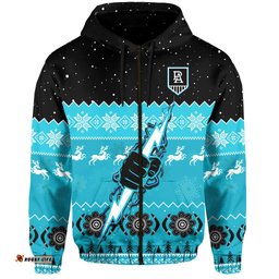 port adelaide football hoodie magentas indigenous merry christmas