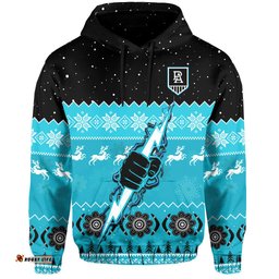 port adelaide football hoodie magentas indigenous merry christmas