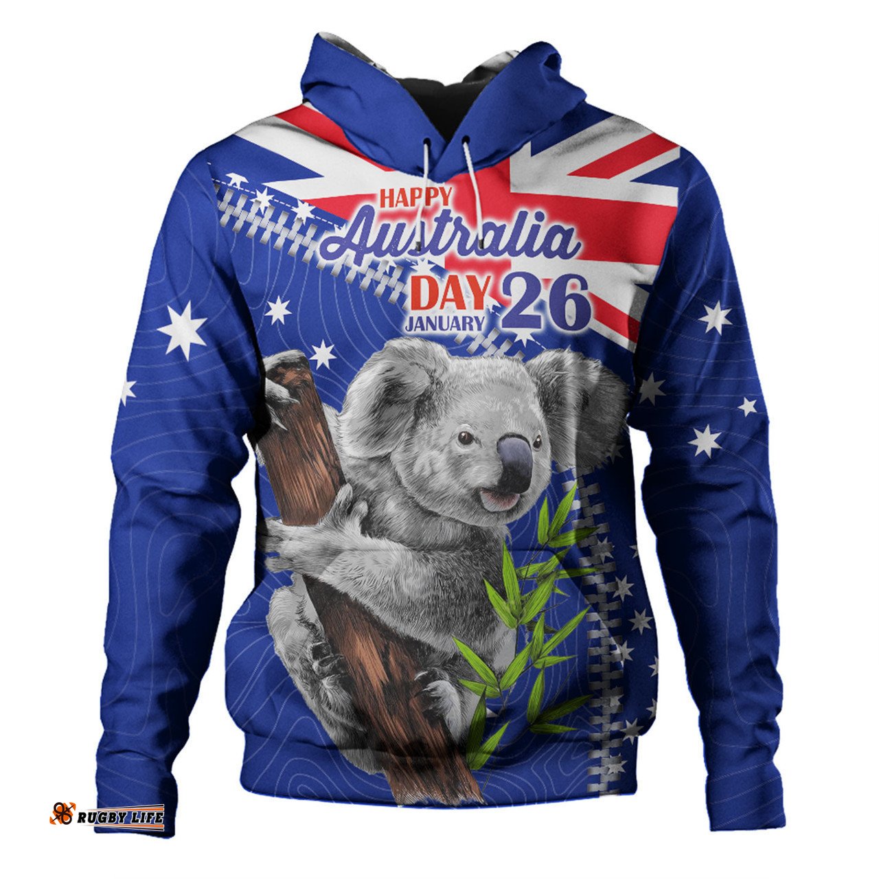 australia australia day hoodie - koala happy australia day hoodie