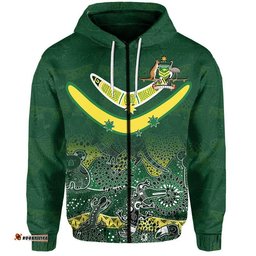 custom personalised and number australia aboriginal hoodie rugby world cup