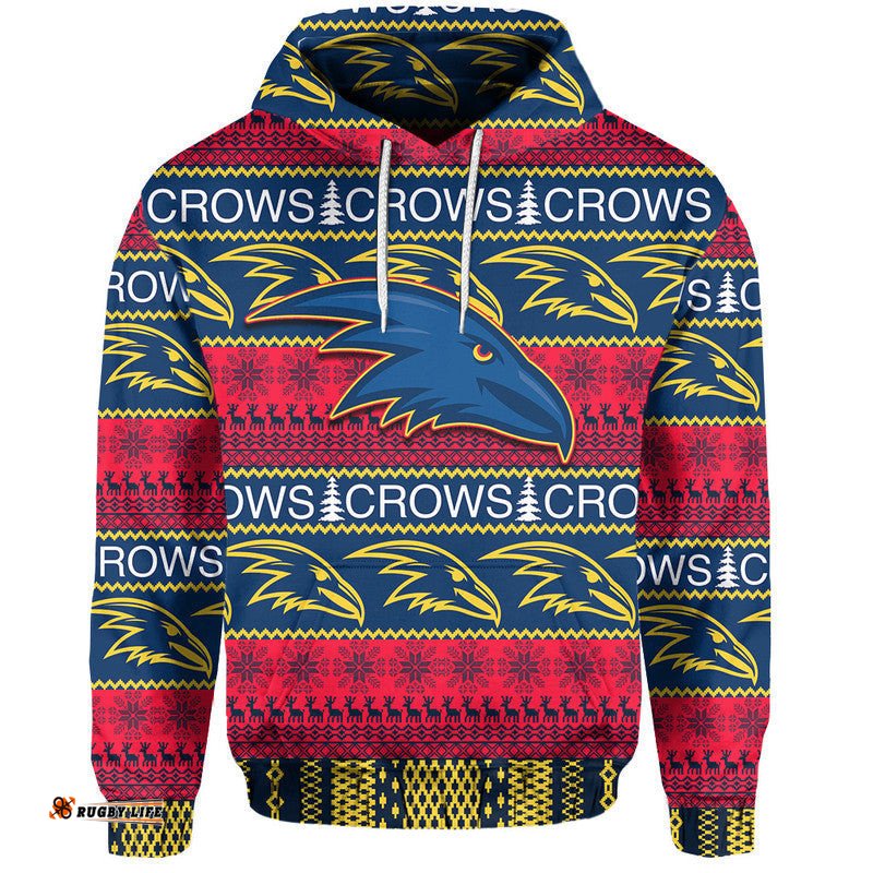 australian football league christmas crows sweatshirt
