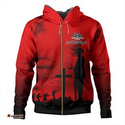 australia hoodie anzac day lest we forget red poppy