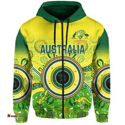 australia cricket hoodie aboriginal national color champion