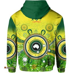 australia cricket hoodie aboriginal national color champion