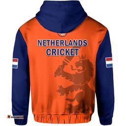 netherlands cricket hoodie odi simple orange style