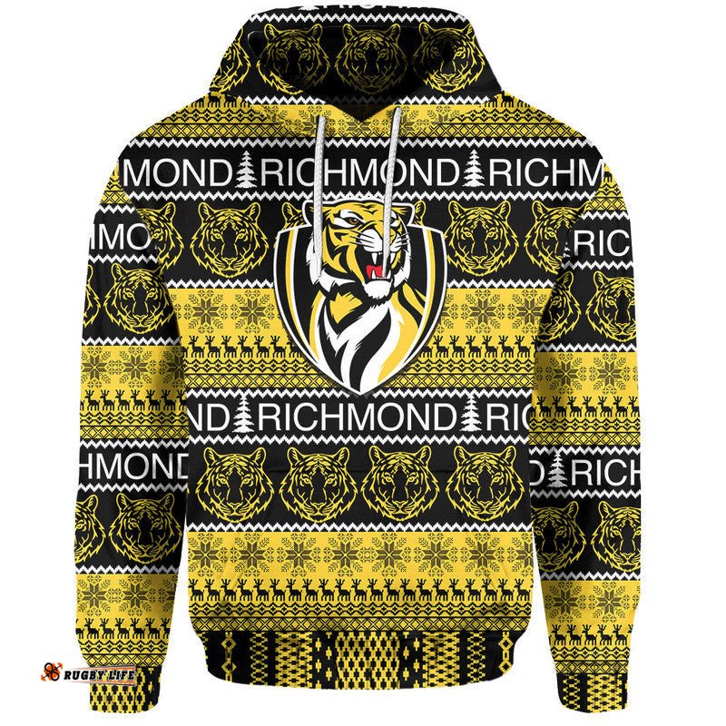 australian football league christmas richmond sweatshirt
