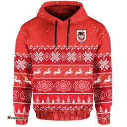 dragons rugby hoodie indigenous st george illawarra merry christmas
