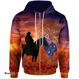 australia anzac day hoodie - lest we forget ver01