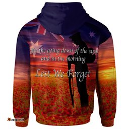 australia anzac day hoodie - lest we forget ver01