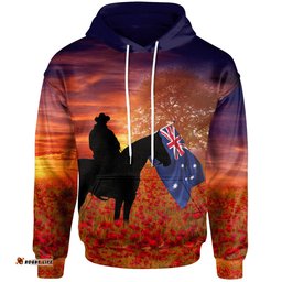 australia anzac day hoodie - lest we forget ver01