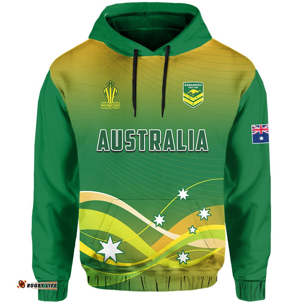 australia rugby hoodie champions rlwc kangaroos world cup rugby