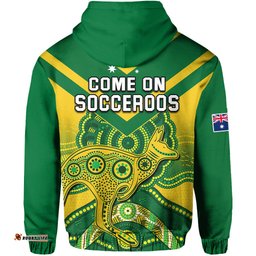 australia soccer hoodie champions aboriginal kangaroos world cup football socceroos