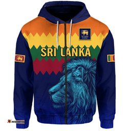 sri lanka the lions cricket zip up and pullover hoodie