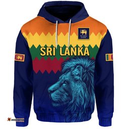 sri lanka the lions cricket zip up and pullover hoodie